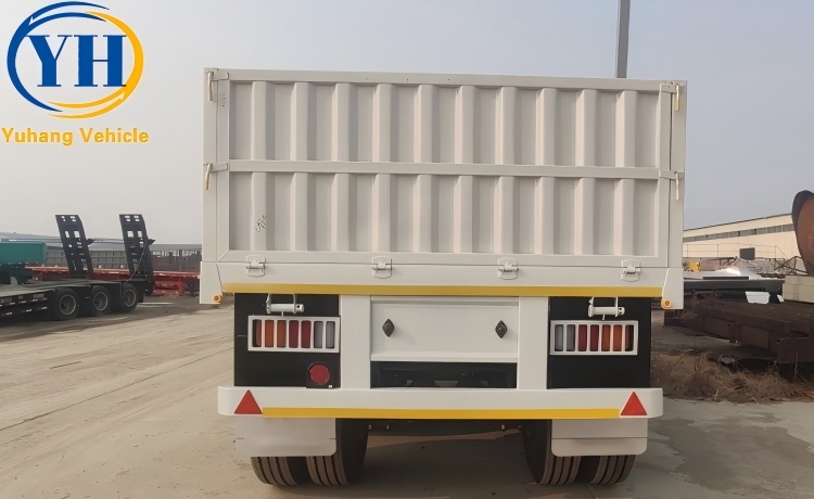 Triaxle Side Boards Trailer will be sent to Uganda-YUHANG VEHICLE Triaxle Side Boards Trailer will be sent to Uganda-YUHANG VEHICLE