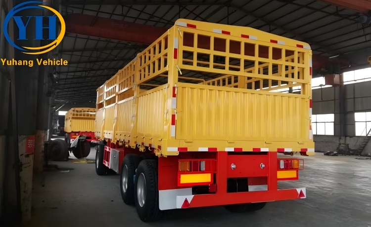 30 Ton Full Fence Trailer will be shipped to Congo-YUHANG VEHICLE 30 Ton Full Fence Trailer will be shipped to Congo-YUHANG VEHICLE