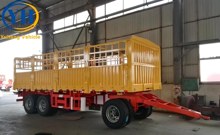 30 Ton Full Fence Trailer will be shipped to Congo-YUHANG VEHICLE 30 Ton Full Fence Trailer will be shipped to Congo-YUHANG VEHICLE