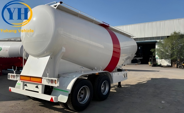 2 Axle Bulk Cement Trailer will be sent to Mali-YUHANG VEHICLE 2 Axle Bulk Cement Trailer will be sent to Mali-YUHANG VEHICLE