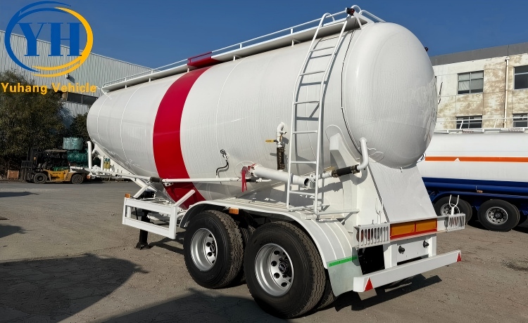 2 Axle Bulk Cement Trailer will be sent to Mali-YUHANG VEHICLE 2 Axle Bulk Cement Trailer will be sent to Mali-YUHANG VEHICLE