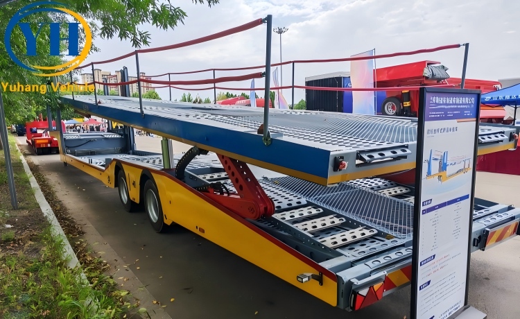 2 Axle Car Transport Trailer will be sent to Rwanda-YUHANG VEHICLE 2 Axle Car Transport Trailer will be sent to Rwanda-YUHANG VEHICLE