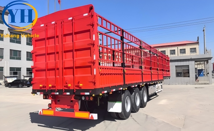 60 Ton Fence Cargo Trailer will be sent to Zambia-YUHANG VEHICLE 60 Ton Fence Cargo Trailer will be sent to Zambia-YUHANG VEHICLE