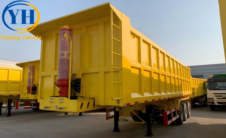 80 Ton Dump Trailer will be sent to Zimbabwe Harare-YUHANG VEHICLE 80 Ton Dump Trailer will be sent to Zimbabwe Harare-YUHANG VEHICLE