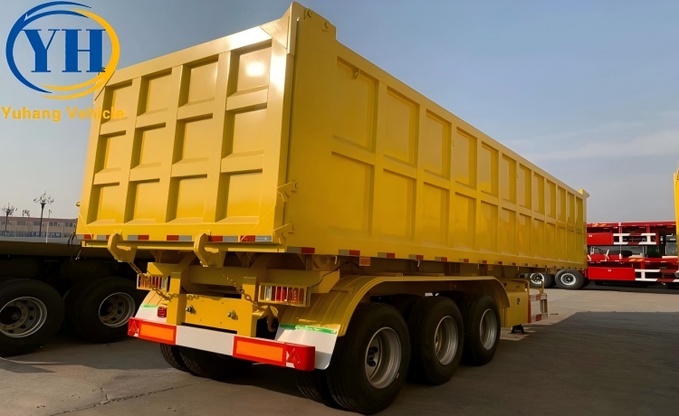 80 Ton Dump Trailer will be sent to Zimbabwe Harare-YUHANG VEHICLE 80 Ton Dump Trailer will be sent to Zimbabwe Harare-YUHANG VEHICLE