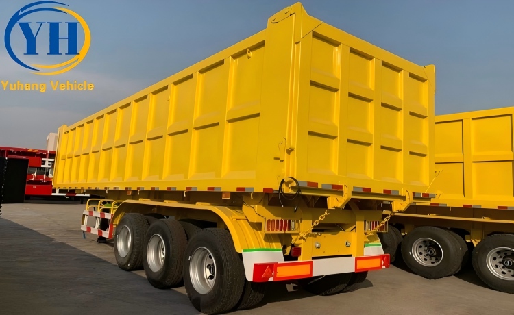 80 Ton Dump Trailer will be sent to Zimbabwe Harare-YUHANG VEHICLE 80 Ton Dump Trailer will be sent to Zimbabwe Harare-YUHANG VEHICLE