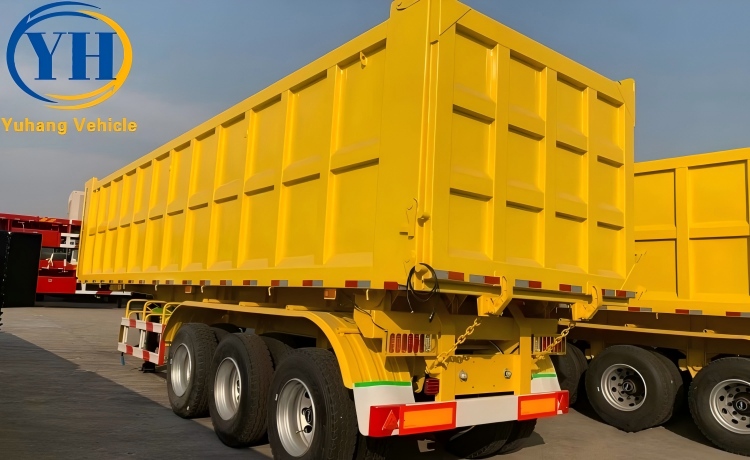 80 Ton Dump Trailer will be sent to Zimbabwe Harare-YUHANG VEHICLE 80 Ton Dump Trailer will be sent to Zimbabwe Harare-YUHANG VEHICLE