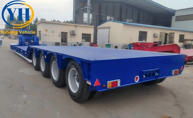 80 Ton Removable Gooseneck Trailer is shipped to Panama-YUHANG VEHICLE 80 Ton Removable Gooseneck Trailer is shipped to Panama-YUHANG VEHICLE