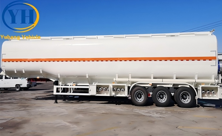 46000 Liters Fuel Tanker Trailer will be sent to Togo-YUHANG VEHICLE 46000 Liters Fuel Tanker Trailer will be sent to Togo-YUHANG VEHICLE