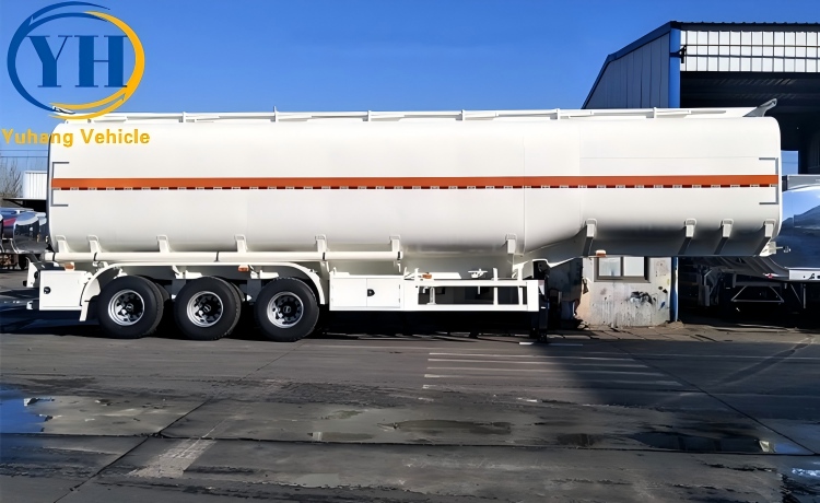 46000 Liters Fuel Tanker Trailer will be sent to Togo-YUHANG VEHICLE 46000 Liters Fuel Tanker Trailer will be sent to Togo-YUHANG VEHICLE