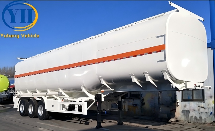 46000 Liters Fuel Tanker Trailer will be sent to Togo-YUHANG VEHICLE 46000 Liters Fuel Tanker Trailer will be sent to Togo-YUHANG VEHICLE