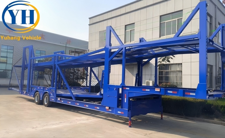 8 Unit Car Transport Trailer will be shipped to Ghana-YUHANG VEHICLE 8 Unit Car Transport Trailer will be shipped to Ghana-YUHANG VEHICLE