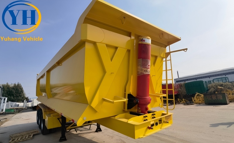 38 Cubic Tipper Semi Trailer will be sent to Mexico-YUHANG VEHICLE 38 Cubic Tipper Semi Trailer will be sent to Mexico-YUHANG VEHICLE