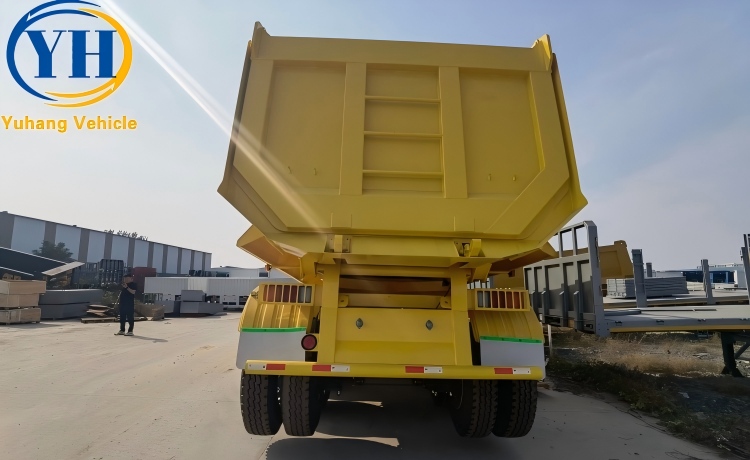 38 Cubic Tipper Semi Trailer will be sent to Mexico-YUHANG VEHICLE 38 Cubic Tipper Semi Trailer will be sent to Mexico-YUHANG VEHICLE
