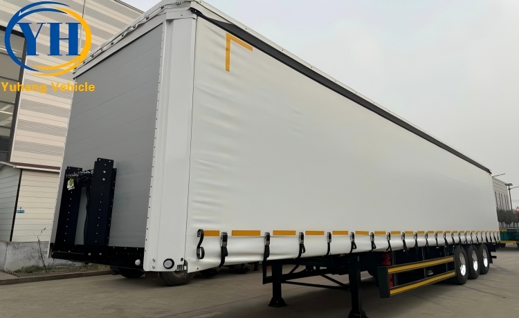 40Ft Side Curtain Trailer will be sent to Russia-YUHANG VEHICLE 40Ft Side Curtain Trailer will be sent to Russia-YUHANG VEHICLE