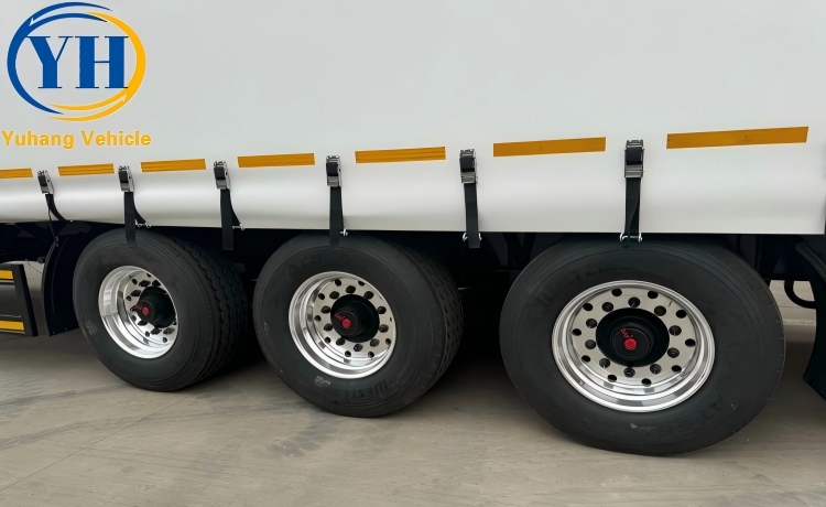 40Ft Side Curtain Trailer will be sent to Russia-YUHANG VEHICLE 40Ft Side Curtain Trailer will be sent to Russia-YUHANG VEHICLE