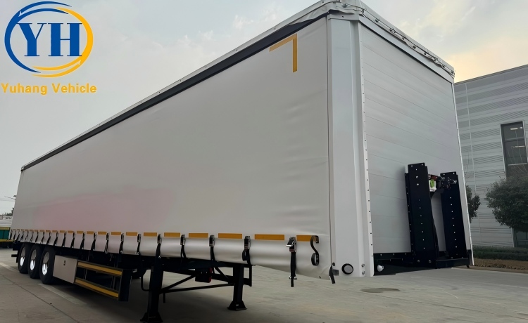 40Ft Side Curtain Trailer will be sent to Russia-YUHANG VEHICLE 40Ft Side Curtain Trailer will be sent to Russia-YUHANG VEHICLE