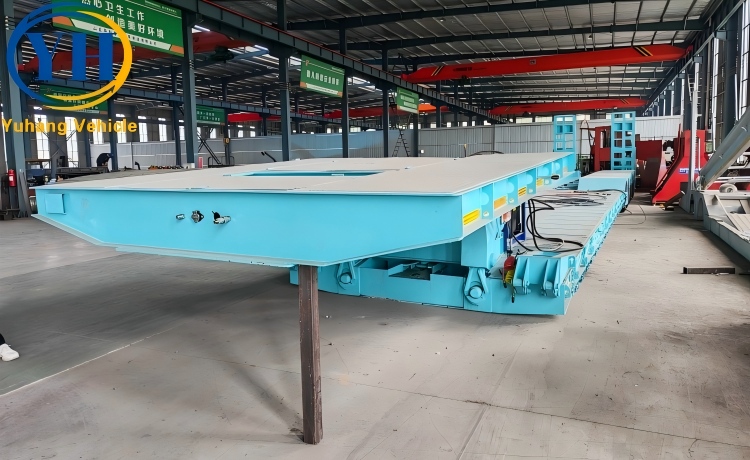 6 Axle Removable Gooseneck Trailer will be sent to Sierra Leone-YUHANG VEHICLE 6 Axle Removable Gooseneck Trailer will be sent to Sierra Leone-YUHANG VEHICLE
