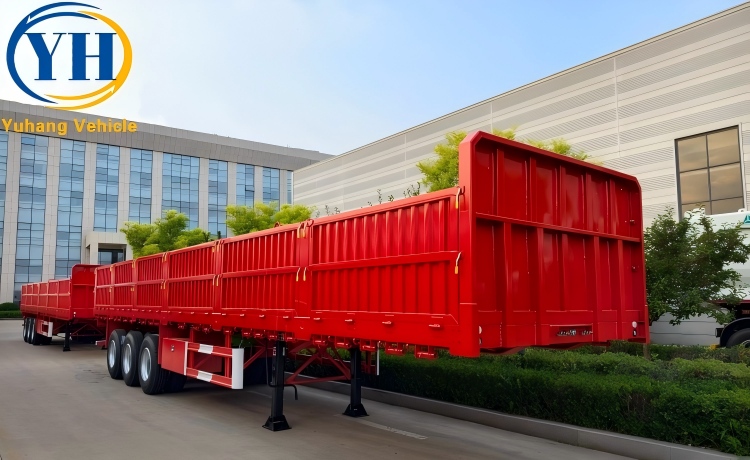 60 Ton Dropside Trailer will be sent to Oman-YUHANG VEHICLE 60 Ton Dropside Trailer will be sent to Oman-YUHANG VEHICLE