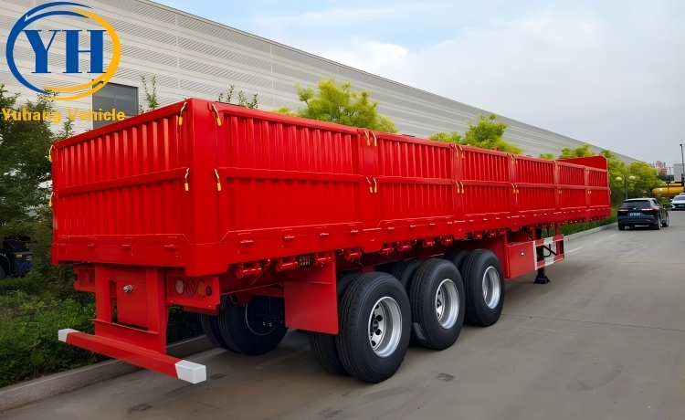 60 Ton Dropside Trailer will be sent to Oman-YUHANG VEHICLE 60 Ton Dropside Trailer will be sent to Oman-YUHANG VEHICLE