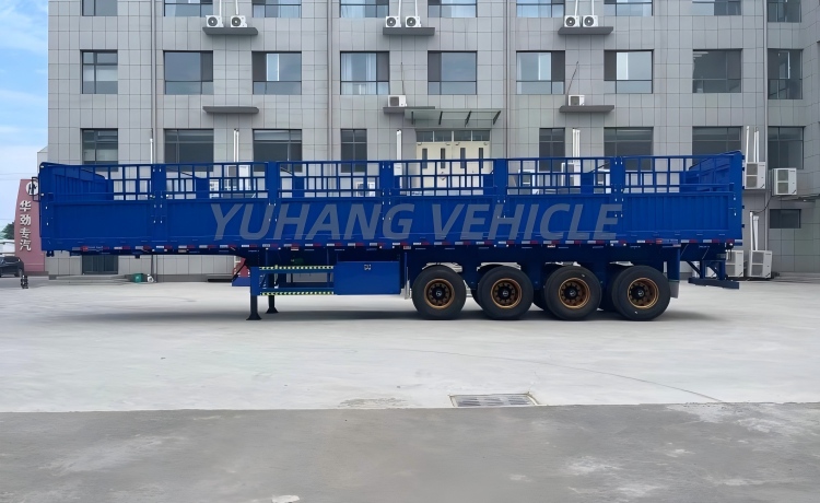 4 Axle 100 Ton Fence Truck Trailer will be sent to Bahamas-YUHANG VEHICLE 4 Axle 100 Ton Fence Truck Trailer will be sent to Bahamas-YUHANG VEHICLE