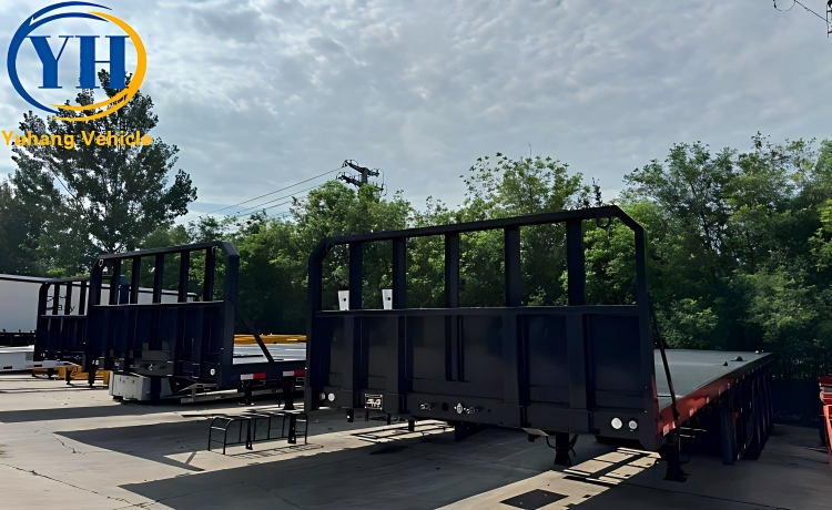 Our 4 Axle Flatbed Truck Trailer will be sent to Rwanda-YUHANG VEHICLE Our 4 Axle Flatbed Truck Trailer will be sent to Rwanda-YUHANG VEHICLE