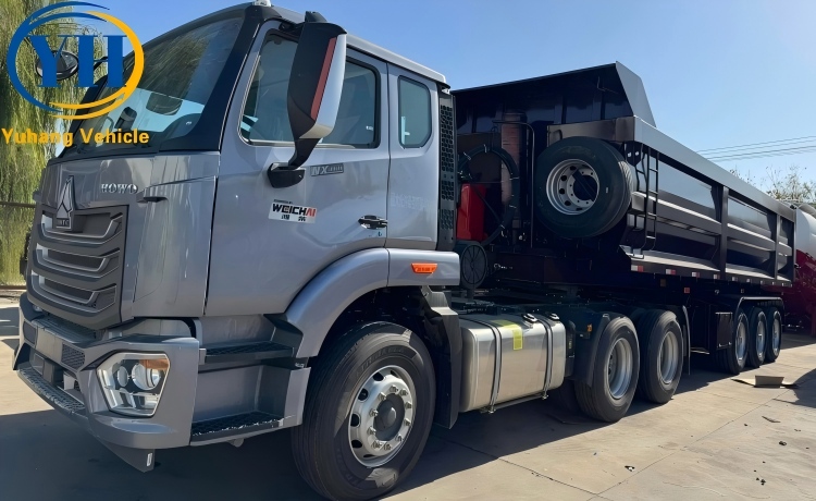 Tri Axle 50 Ton Dump Trailer will be sent to Tanzania-YUHANG VEHICLE Tri Axle 50 Ton Dump Trailer will be sent to Tanzania-YUHANG VEHICLE