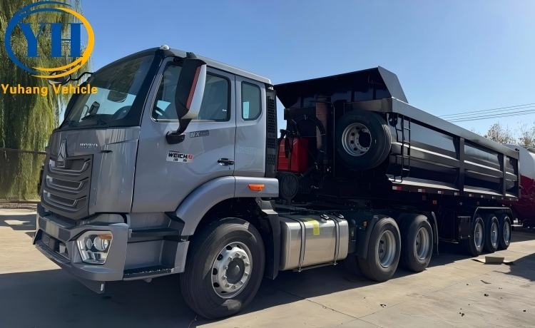Tri Axle 50 Ton Dump Trailer will be sent to Tanzania-YUHANG VEHICLE Tri Axle 50 Ton Dump Trailer will be sent to Tanzania-YUHANG VEHICLE