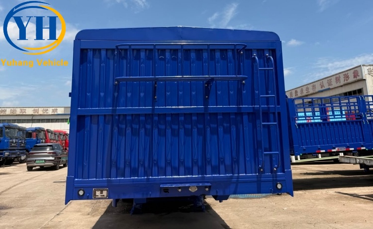 4 Axle Fence Semi Trailer will be sent to Zambia-YUHANG VEHICLE 4 Axle Fence Semi Trailer will be sent to Zambia-YUHANG VEHICLE