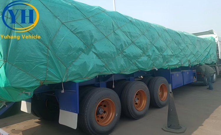 60 Ton Sidewall Trailer will be shipped to Malawi-YUHANG VEHICLE 60 Ton Sidewall Trailer will be shipped to Malawi-YUHANG VEHICLE