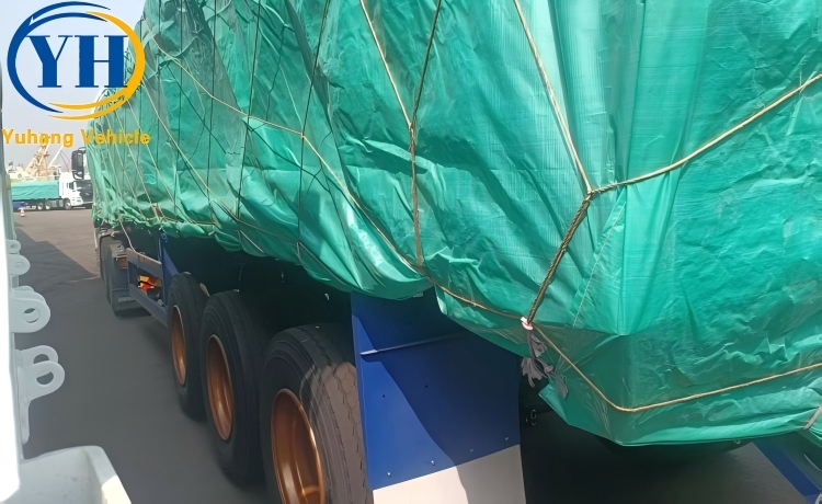 60 Ton Sidewall Trailer will be shipped to Malawi-YUHANG VEHICLE 60 Ton Sidewall Trailer will be shipped to Malawi-YUHANG VEHICLE