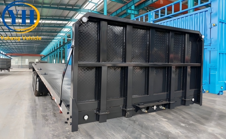40 Feet Flat Deck Trailer will be sent to Tanzania-YUHANG VEHICLE 40 Feet Flat Deck Trailer will be sent to Tanzania-YUHANG VEHICLE