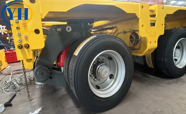 Heavy Duty 5 Axle Hydraulic Modular Trailer will be sent to Zimbabwe-YUHANG VEHICLE Heavy Duty 5 Axle Hydraulic Modular Trailer will be sent to Zimbabwe-YUHANG VEHICLE