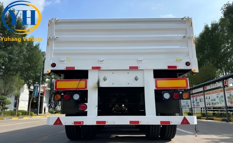 Tri Axle Side Wall Semi Trailer will be shipped to Ghana-YUHANG VEHICLE Tri Axle Side Wall Semi Trailer will be shipped to Ghana-YUHANG VEHICLE