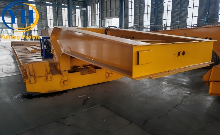100 Ton Detachable Gooseneck Lowboy Trailer will be sent to Côte d’Ivoire-YUHANG VEHICLE 100 Ton Detachable Gooseneck Lowboy Trailer will be sent to Côte d’Ivoire-YUHANG VEHICLE