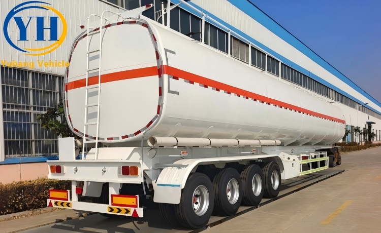 50000 Liter Oil Tanker Trailer will be shipped to Zimbabwe-YUHANG VEHICLE 50000 Liter Oil Tanker Trailer will be shipped to Zimbabwe-YUHANG VEHICLE