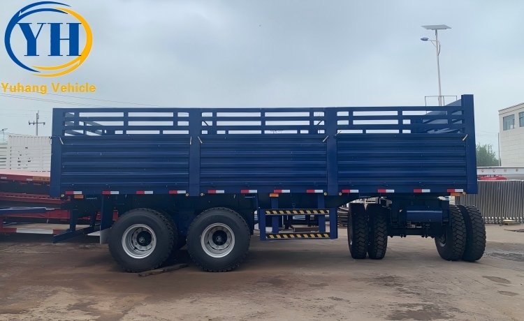 Fence Cargo Full Trailer will be shipped to Gambia-YUHANG VEHICLE Fence Cargo Full Trailer will be shipped to Gambia-YUHANG VEHICLE