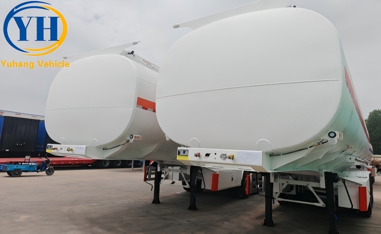 45,000 Liter Fuel Tanker Trailer will be sent to Zambia-YUHANG VEHICLE 45,000 Liter Fuel Tanker Trailer will be sent to Zambia-YUHANG VEHICLE