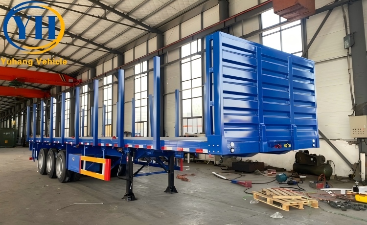50 Ton Timber Semi Trailer for Sale-YUHANG VEHICLE 50 Ton Timber Semi Trailer for Sale-YUHANG VEHICLE