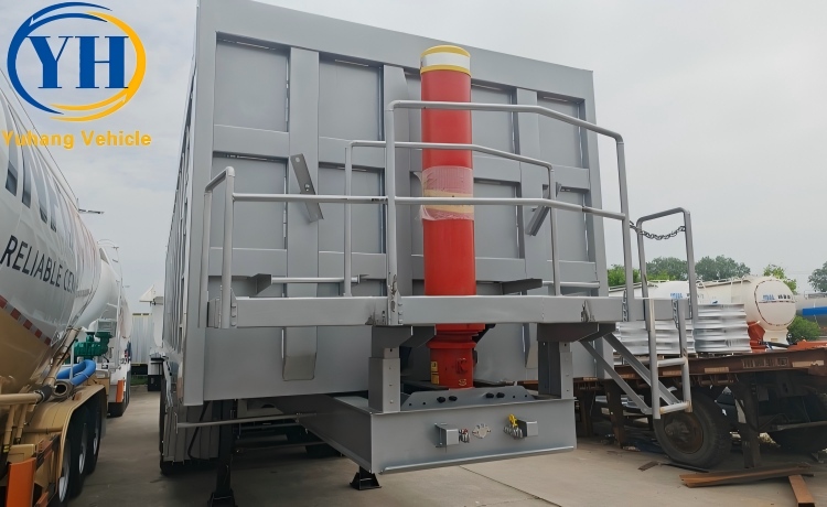 High Quality 4 Axle 100 Ton Semi Tipper Trailer will be shipped to Congo-YUHANG VEHICLE High Quality 4 Axle 100 Ton Semi Tipper Trailer will be shipped to Congo-YUHANG VEHICLE