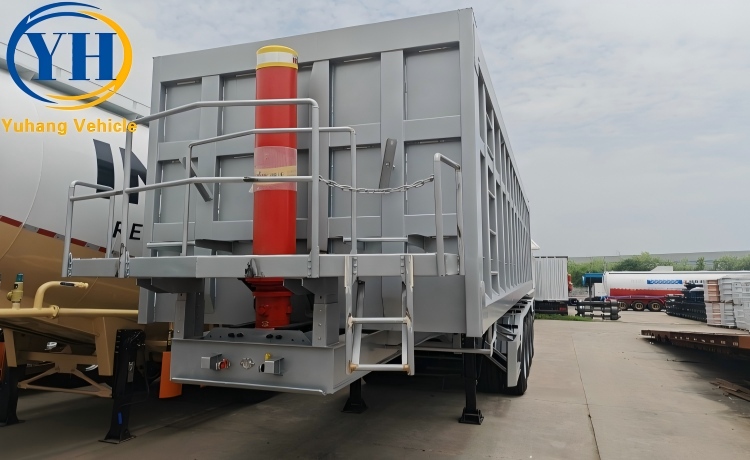 High Quality 4 Axle 100 Ton Semi Tipper Trailer will be shipped to Congo-YUHANG VEHICLE High Quality 4 Axle 100 Ton Semi Tipper Trailer will be shipped to Congo-YUHANG VEHICLE