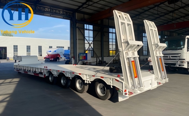 100 Ton Lowbed Semi Trailer will be sent to Costa Rica-YUHANG VEHICLE 100 Ton Lowbed Semi Trailer will be sent to Costa Rica-YUHANG VEHICLE
