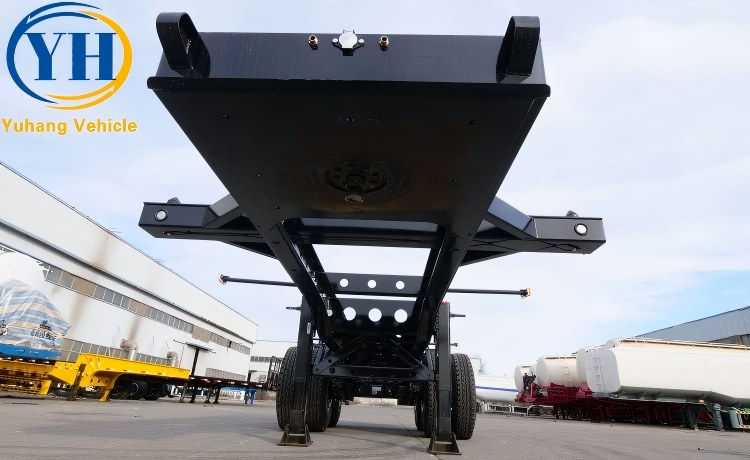 2 Axle Skeleton Semi Trailer will be sent to Mali-YUHANG VEHICLE 2 Axle Skeleton Semi Trailer will be sent to Mali-YUHANG VEHICLE