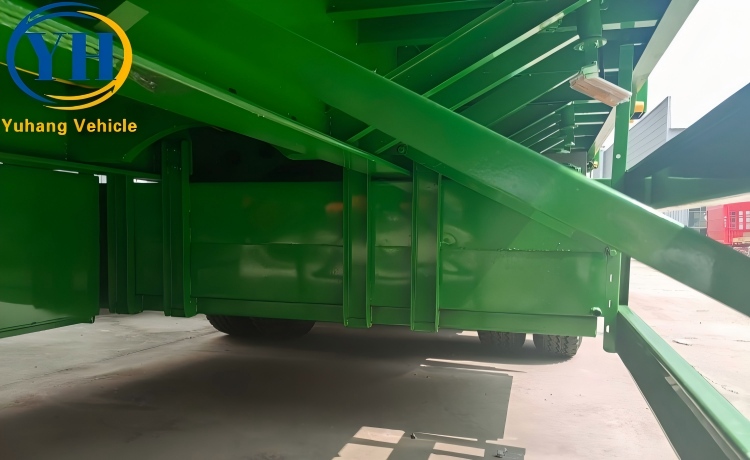 5 Axle Fence Cargo Truck Trailer will be shipped to Zimbabwe-YUHANG VEHICLE 5 Axle Fence Cargo Truck Trailer will be shipped to Zimbabwe-YUHANG VEHICLE