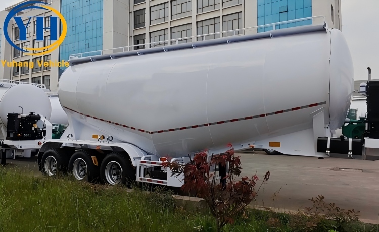 50 Ton Cement Bulk Tanker Trailer will be shipped to Tanzania-YUHANG VEHICLE 50 Ton Cement Bulk Tanker Trailer will be shipped to Tanzania-YUHANG VEHICLE