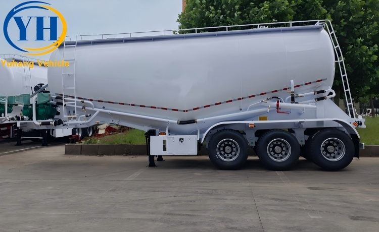 50 Ton Cement Bulk Tanker Trailer will be shipped to Tanzania-YUHANG VEHICLE 50 Ton Cement Bulk Tanker Trailer will be shipped to Tanzania-YUHANG VEHICLE