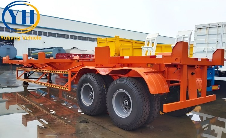 2 Axle Trailer for Container Transportation-YUHANG VEHICLE 2 Axle Trailer for Container Transportation-YUHANG VEHICLE
