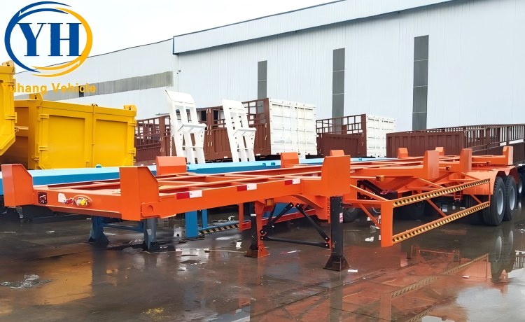 2 Axle Trailer for Container Transportation-YUHANG VEHICLE 2 Axle Trailer for Container Transportation-YUHANG VEHICLE