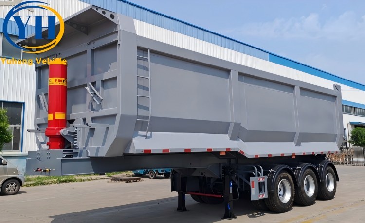 3 Axle Dump Trailer will be sent to Ghana-YUHANG VEHICLE 3 Axle Dump Trailer will be sent to Ghana-YUHANG VEHICLE