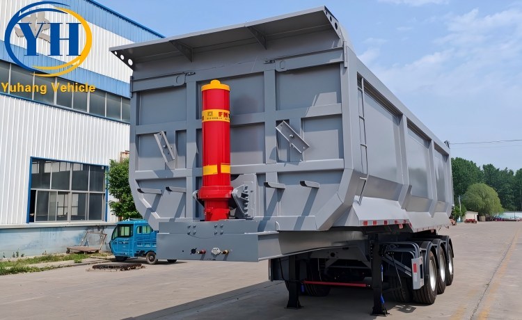 3 Axle Dump Trailer will be sent to Ghana-YUHANG VEHICLE 3 Axle Dump Trailer will be sent to Ghana-YUHANG VEHICLE